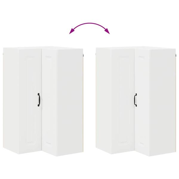 Küchenhängeschrank mit Tür Weiß 57 x 57 x 100 cm Holzwerkstoff