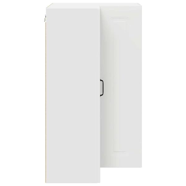 Küchenhängeschrank mit Tür Weiß 57 x 57 x 100 cm Holzwerkstoff