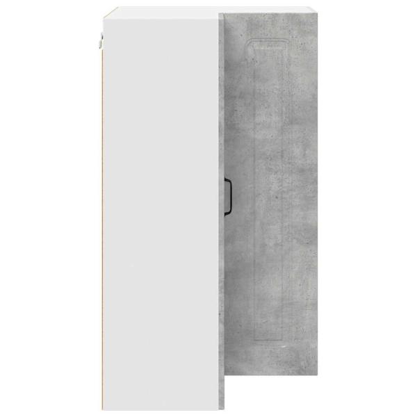 Küchenhängeschrank Beton Grau 57 x 57 x 100 cm Holzwerkstoff