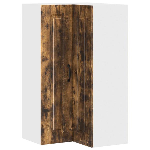 Küchenhängeschrank mit Regal Geräucherte Eiche 57 x 57 x 100 cm