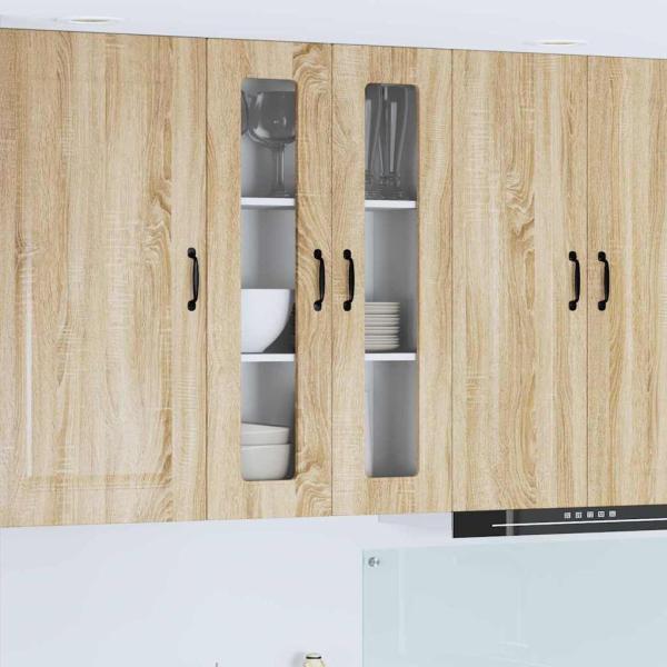 ARDEBO.de - Küchenhängeschrank Sonoma-Eiche 60 x 31 x 100 cm Holzwerkstoff
