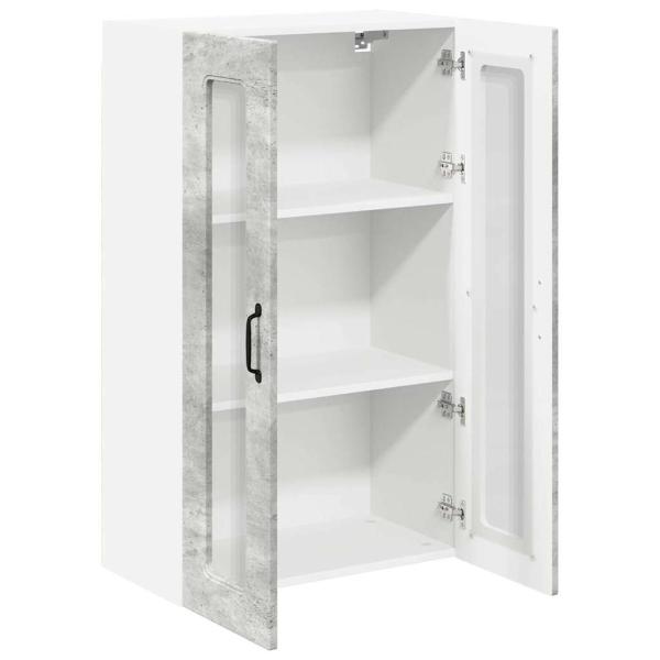 Küchenhängeschrank Beton Grau 60 x 31 x 100 cm Holzwerkstoff