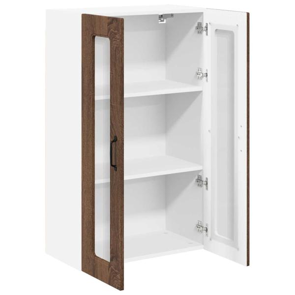 Küchenhängeschrank mit Tür Braun Eichen-Optik 60 x 31 x 100 cm