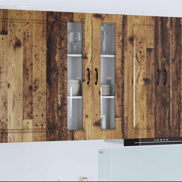 ARDEBO.de - Küchenhängeschrank Altholz 60 x 31 x 100 cm Holzwerkstoff