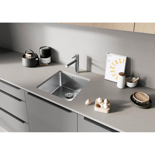 Blanco Alta II Einhebelmischer, 360 schwenkbarer Auslauf, Hochdruck, chrom (527528)