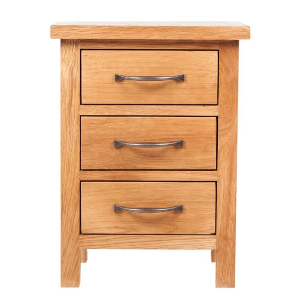 Nachttische 2 Stk. 40x30x54 cm Massivholz Eiche