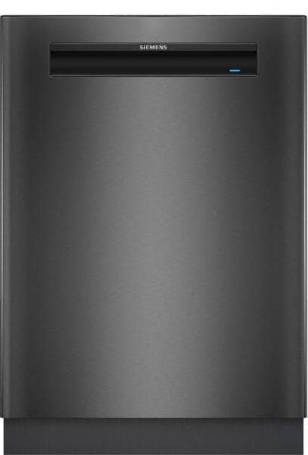 ARDEBO.de Siemens SN15EC06CS iQ500 Unterbau-Geschirrspüler, 60 cm breit, 14 Maßgedecke, autoOpen dry, varioSpeed Plus, Connect-App, Programm-Assistent, Gebürsteter schwarzer Stahl Anti-Fingerprint