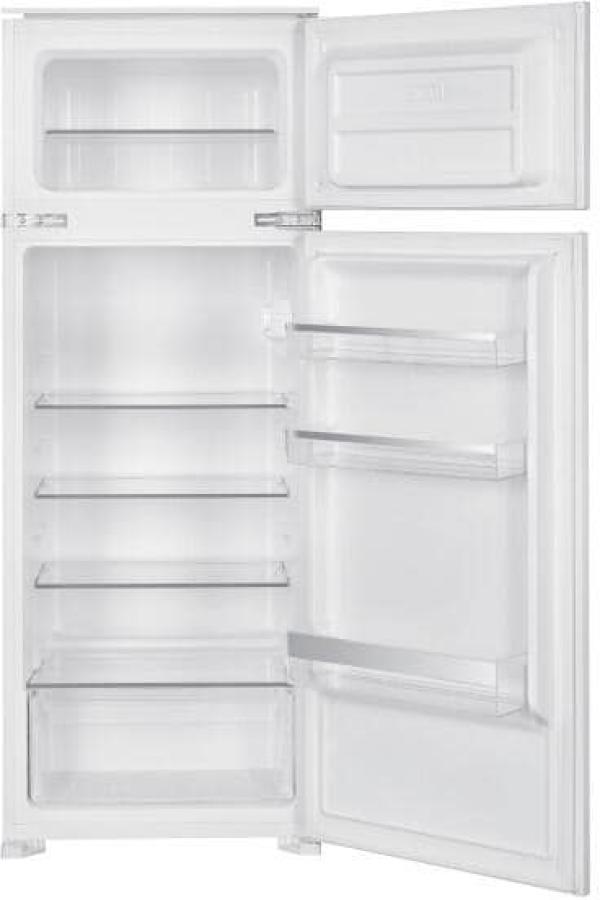 WolkensteinWDD230.4EEB Einbau Kühl-Gefrierkombination, 54 cm breit, Nischenhöhe 145 cm, 205L, Schlepptürtechnik, 4 Sterne, weiß