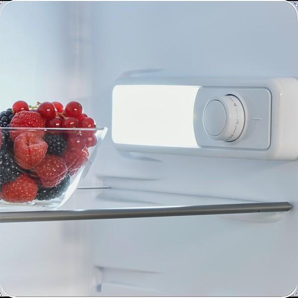 WolkensteinWDD230.4EEB Einbau Kühl-Gefrierkombination, 54 cm breit, Nischenhöhe 145 cm, 205L, Schlepptürtechnik, 4 Sterne, weiß