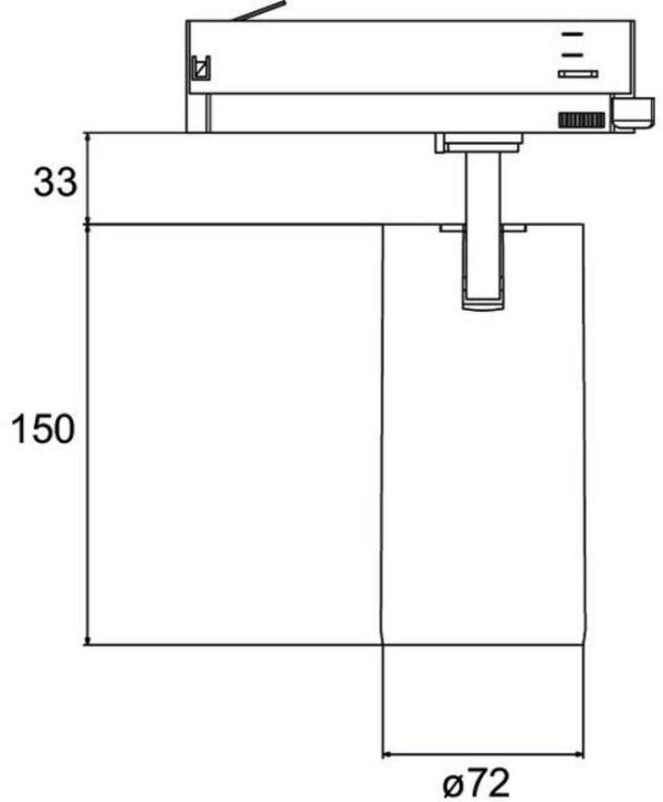 Brumberg LED-Schienenstrahler 230 V AC, 50 Hz, 24 W, 40°, 4.000 K, CRI > 90, rund, dreh- (88724184)