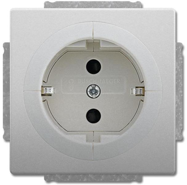 ARDEBO.de Busch-Jaeger 20 EUAB-866 Busch-Objektsteckdose, Pur Edelstahl, Safety+, edelstahl (2CKA002013A5408)