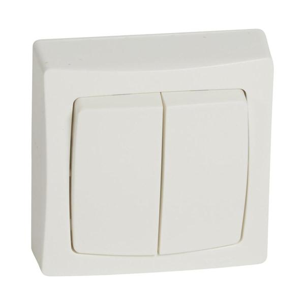 ARDEBO.de Legrand 086020 Aufputz Serienschalter Oteo weiß