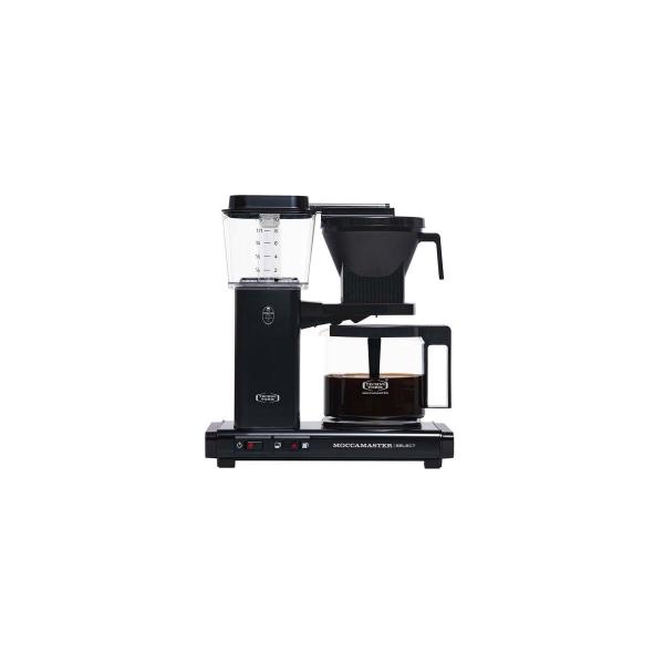 ARDEBO.de Moccamaster 53987 KGB Select Filterkaffeemaschine, 1520 W, Anti-Tropf-Mechanismus, Wasserstandsanzeige, Automatische Abschaltung, schwarz