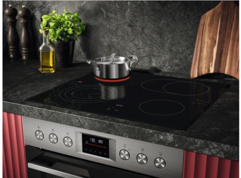 AEG KOMBI3026F EEK A+ Herdset mit Glaskeramikkochfeld (OU5AE20SM + TA64RA07FB), 60 cm breit, 72 L, Timer Display, Edelstahl (801419450)