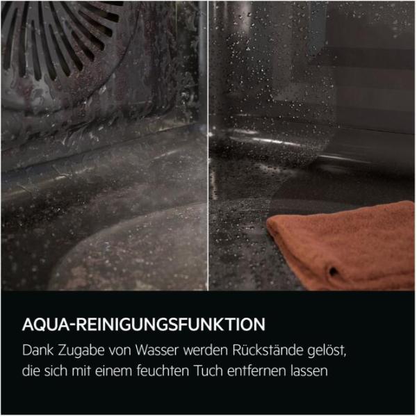 AEG KOMBI3026F EEK A+ Herdset mit Glaskeramikkochfeld (OU5AE20SM + TA64RA07FB), 60 cm breit, 72 L, Timer Display, Edelstahl (801419450)