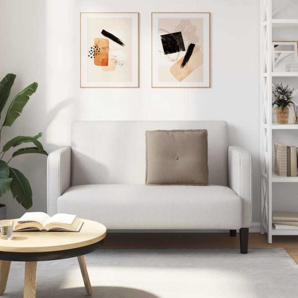 Rücken Kissen Taupe 50 x 45 cm Mikrofaserstoff