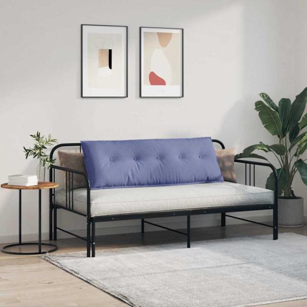 Rücken Kissen Jeans blau 140 x 19 x 50 cm Stoff