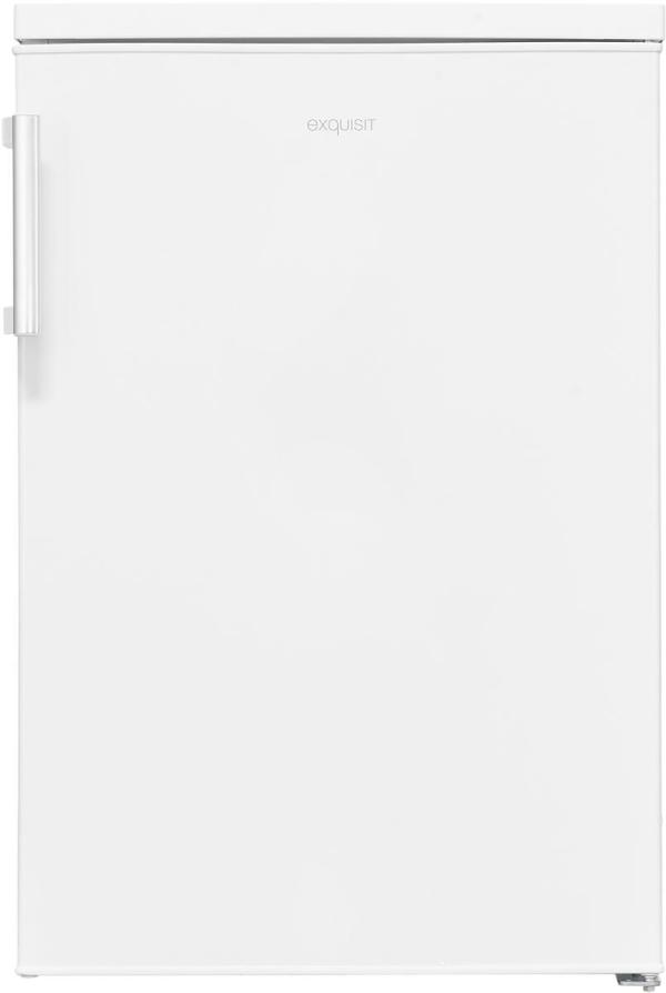 Exquisit KS16-V-H-010C Stand Kühlschrank ohne Gefrierfach, 56 cm breit, 133 L, LED Beleuchtung, Temperaturregelung, weiß