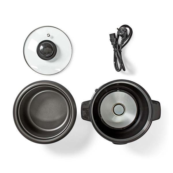 Reiskocher | 1,0 l | 400 W | Antihaftbeschichtung | Abnehmbare Schüssel | Dampfgareinsatz | Warmhaltefunktion | Automatische Abschaltung