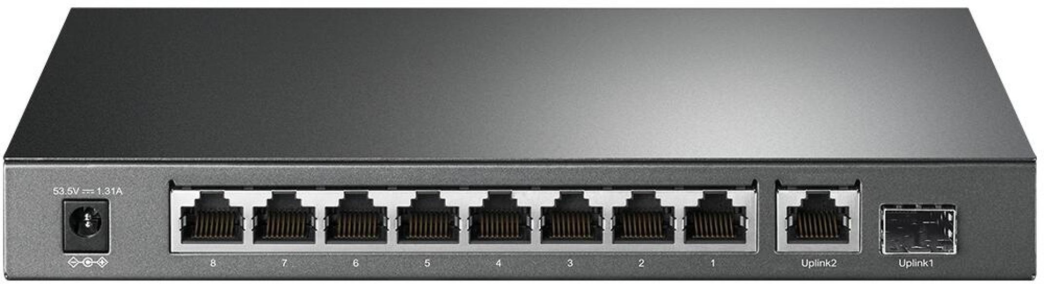 TP-Link 10-Port-Gigabit-Desktop-Switch mit 8 PoE+ Ports (TL-SG1210P)
