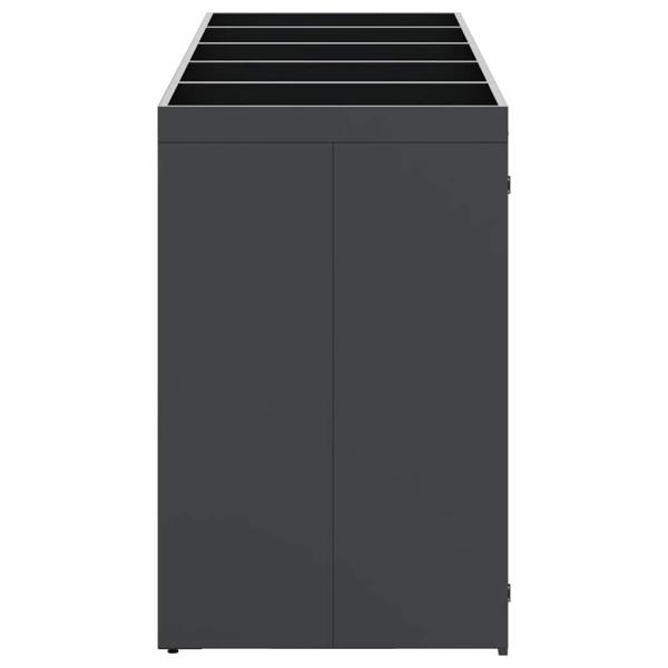 Wagenmüllbehälter für 5 Behälter Anthrazit