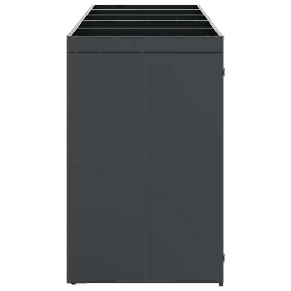 Wagenmüllbehälter für 3 Behälter Anthrazit