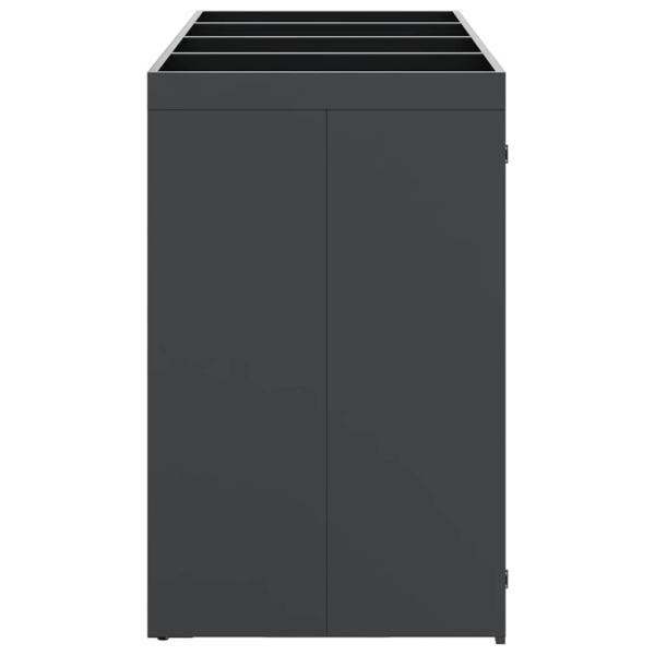 Wagenmüllbehälter für 3 Behälter Anthrazit