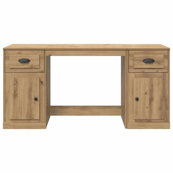 Schreibtisch mit Schrank Artisan-Eiche 154,5 x 50 x 75 cm