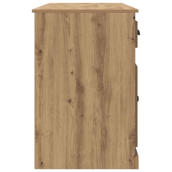 Schreibtisch mit Schrank Artisan-Eiche 154,5 x 50 x 75 cm