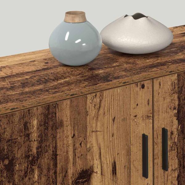 Wand-TV-Schrank Set 3 pcs Altholz 100 x 34,5 x 40 cm