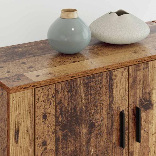 Wand-TV-Schrank Set 2 pcs Altholz 80 x 34,5 x 40 cm