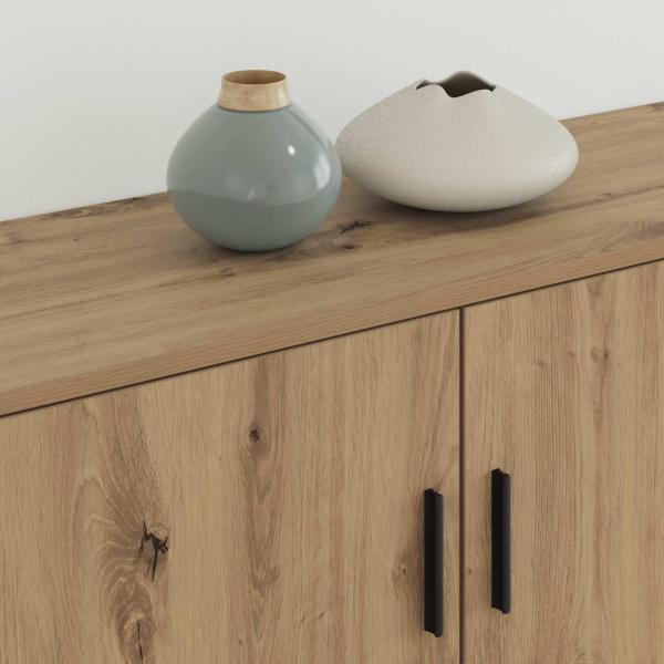 Wand-TV-Schrank Set 2 pcs Artisan-Eiche 100 x 34,5 x 40 cm