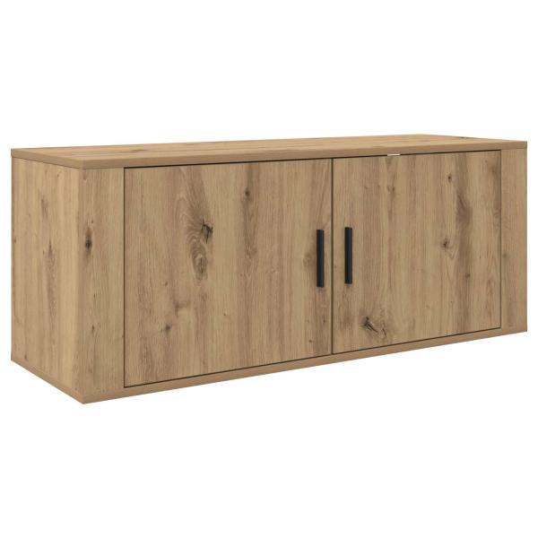 Wand-TV-Schrank Set 2 pcs Artisan-Eiche 100 x 34,5 x 40 cm