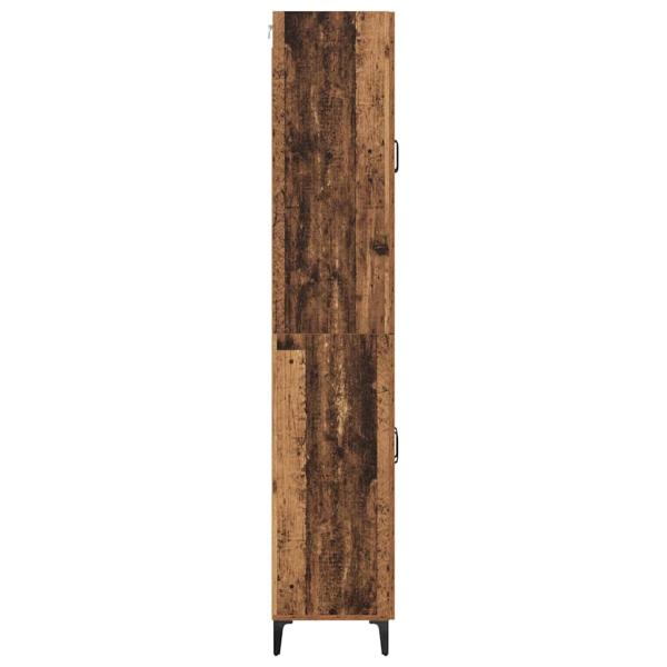 Hochboard Wandmontiert Altholz 69,5 x 34 x 180 cm Holzwerkstoff
