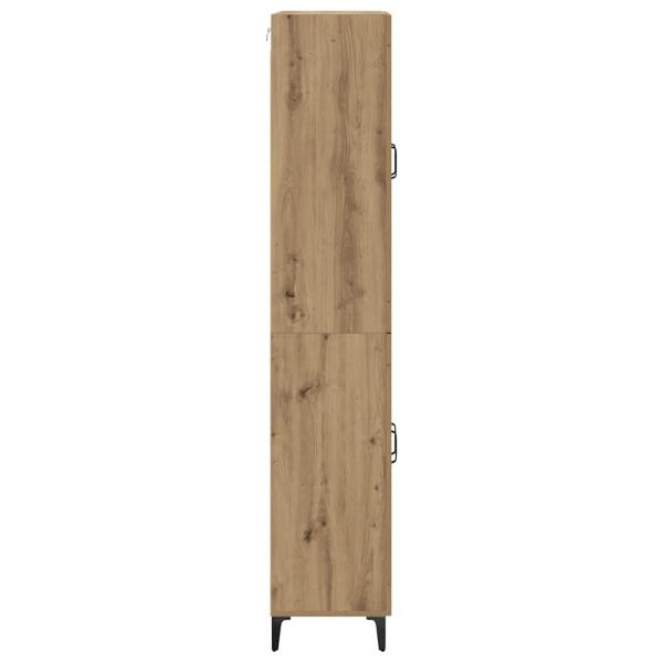 Hochboard Artisan-Eiche 69,5 x 34 x 180 cm Holzwerkstoff
