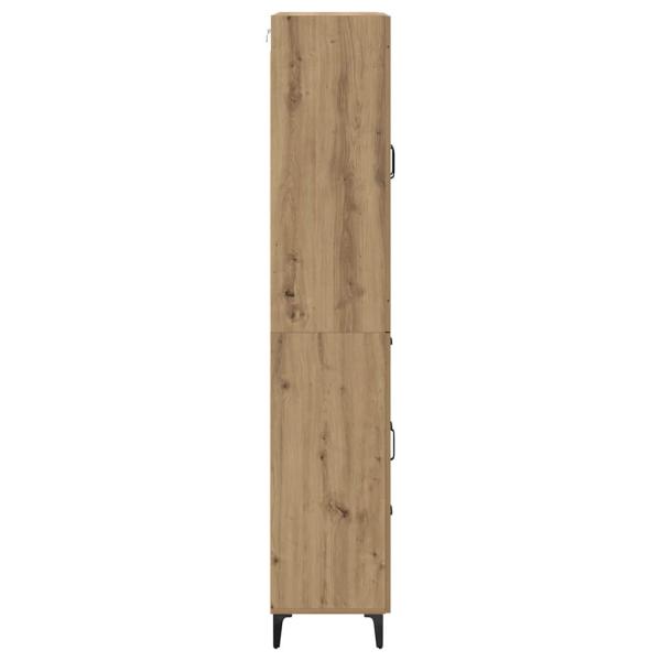 Hochboard Artisan-Eiche 69,5 x 34 x 180 cm Holzwerkstoff