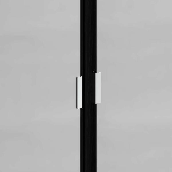 Badezimmerschrankset 2 pcs Schwarz Eichen-Optik Holzwerkstoff