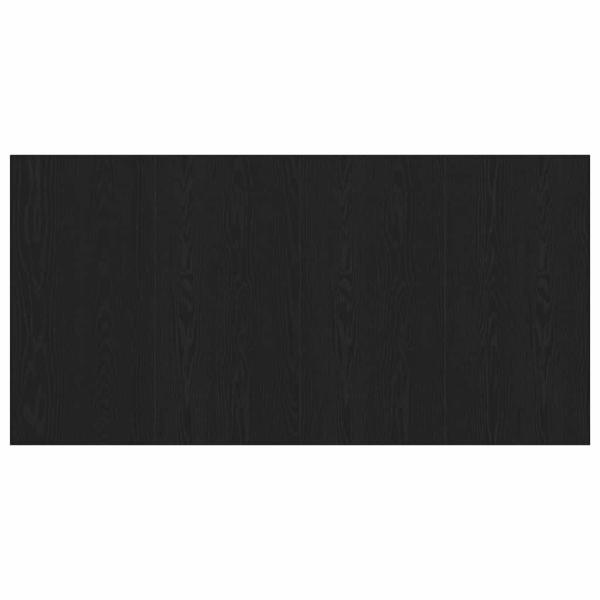 Kopfteil mit Nachttischen 3 pcs Schwarz Eichen-Optik