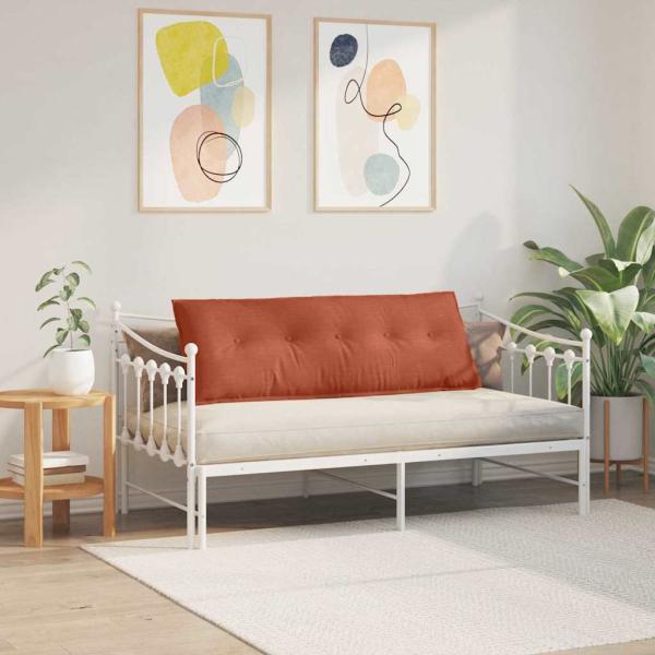 Rücken Kissen Rot-Orange 140 x 50 cm Cordstoff