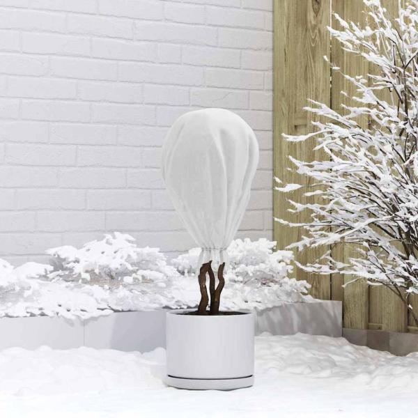 Frostschutz-Pflanzen-Vlies Weiß 100 x 1,6 m Vliesstoff