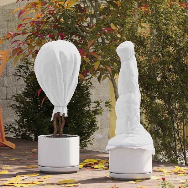 ARDEBO.de - Frostschutz-Pflanzen-Vlies Weiß 20 x 1,6 m Vliesstoff