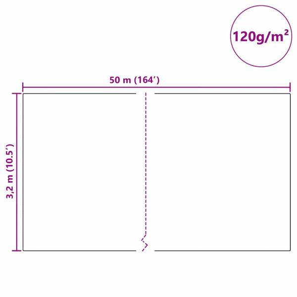 Frostschutz-Pflanzen-Vlies Weiß 50 x 3,2 m Vliesstoff