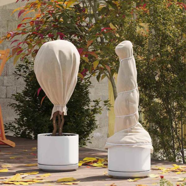 ARDEBO.de - Frostschutz-Pflanzen-Vlies Beige 50 x 1,6 m Vliesstoff