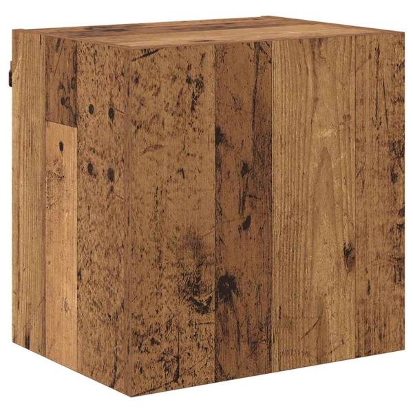 TV-Wandregal Wandmontiert Altholz 40,5x30x40cm Holzwerkstoff