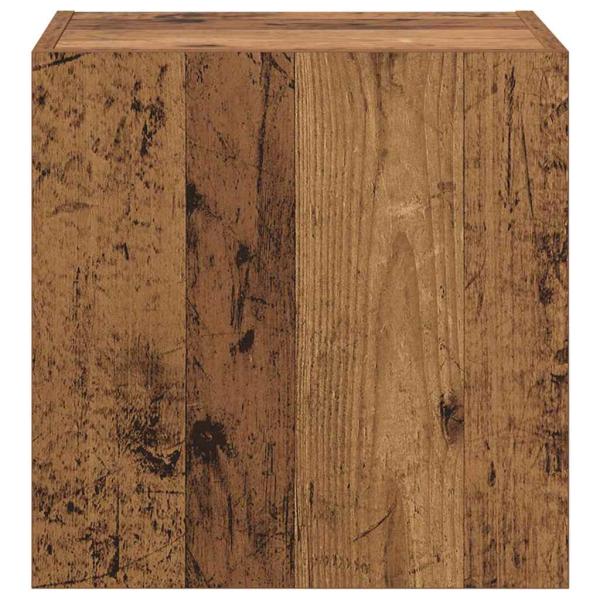 TV-Wandregal Wandmontiert Altholz 40,5x30x40cm Holzwerkstoff