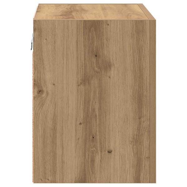 TV-Wandregale 2 pcs Artisan-Eiche 40,5x30x40cm Holzwerkstoff