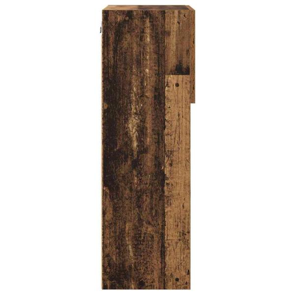 Wandmontierter TV Schrank Altholz 40,5 x 30 x 90 cm