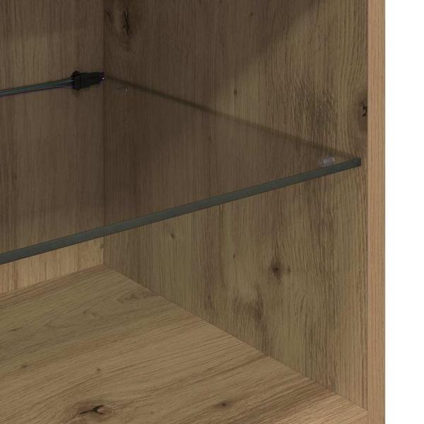 Wandmontierter TV Schrank Artisan-Eiche 40,5 x 30 x 90 cm