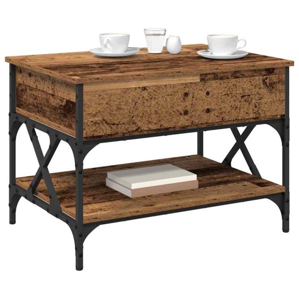 Couchtisch Altholz 70x50x50cm Holzwerkstoff