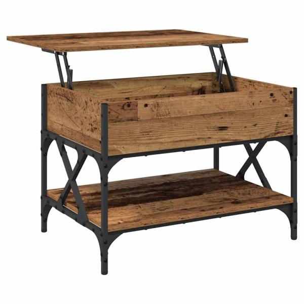 Couchtisch Altholz 70x50x50cm Holzwerkstoff